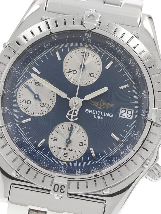 BREITLING Chronomat A13047 Date Navy Dial Automatic Men\'s Watch_969068 main image 6